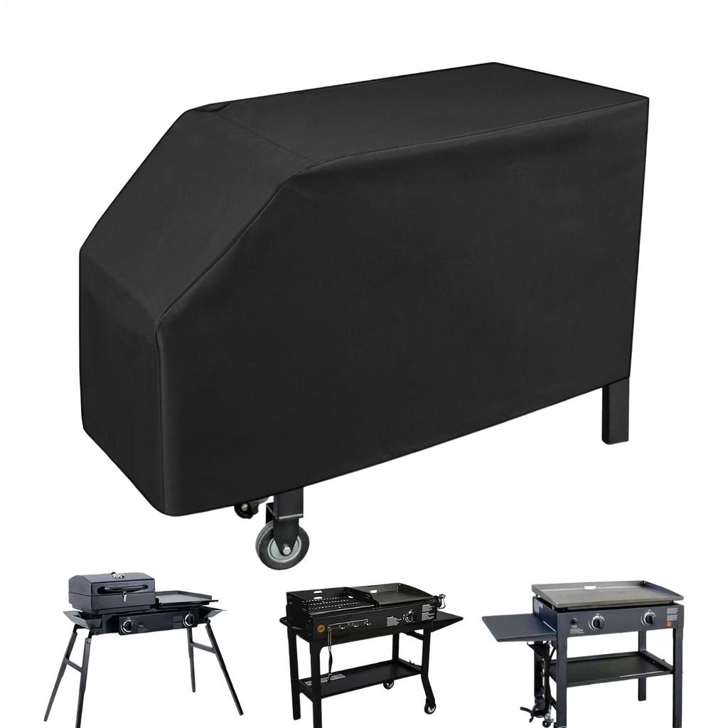 Heavy Duty Grill Cover Fade Resistant Waterproof Portable Protection Charcoal Grill Cover For Table Cart Pit Yard Patio Porch