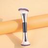 1Pcs Professional Cosmetics Make Up Tool Double-Head Multifunctional Shadow Highlight Blush Eyebrow Eyelash Beauty Brush