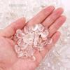 Natural Premium White Crystal Crushed Stone Bowl for Demagnetizing and Landscaping Mandala Decor.