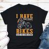 I Have Too Unisexy Bikes Said No One Ever Funny Mountain Biking T Shirt Cycling Trail Rider For Biker vintage Washed Casual