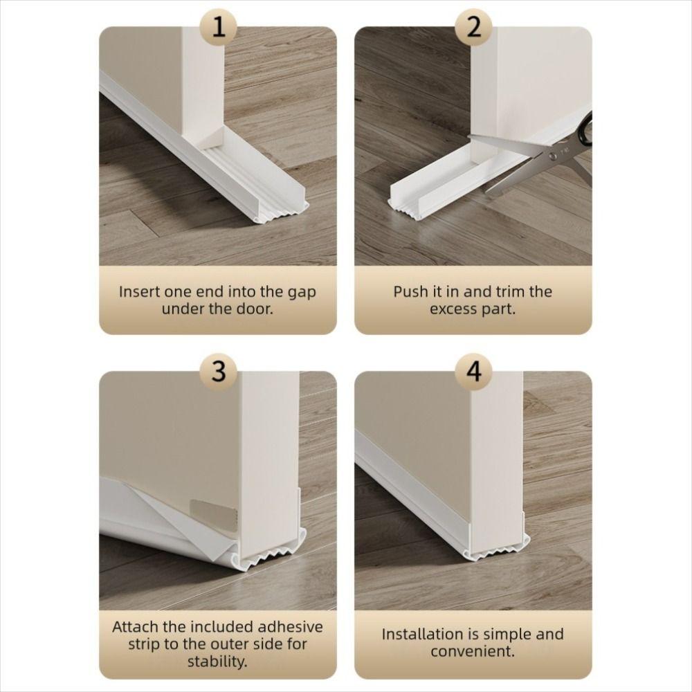 96см Уплотнительная лента для низа двери Звукоизоляционная Погодная лента Высококачественный Стопор для сквозняка под дверь Дорм