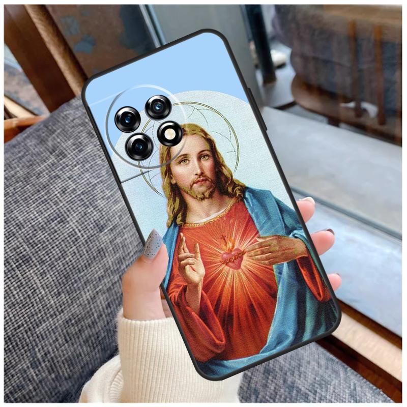 Чехол с изображением Бога Иисуса для OnePlus 13T 8T 10T 9 10 Pro 15 13 12 11 13R 12R Nord CE 5 2 3 4 Lite N20 N30 Чехол
