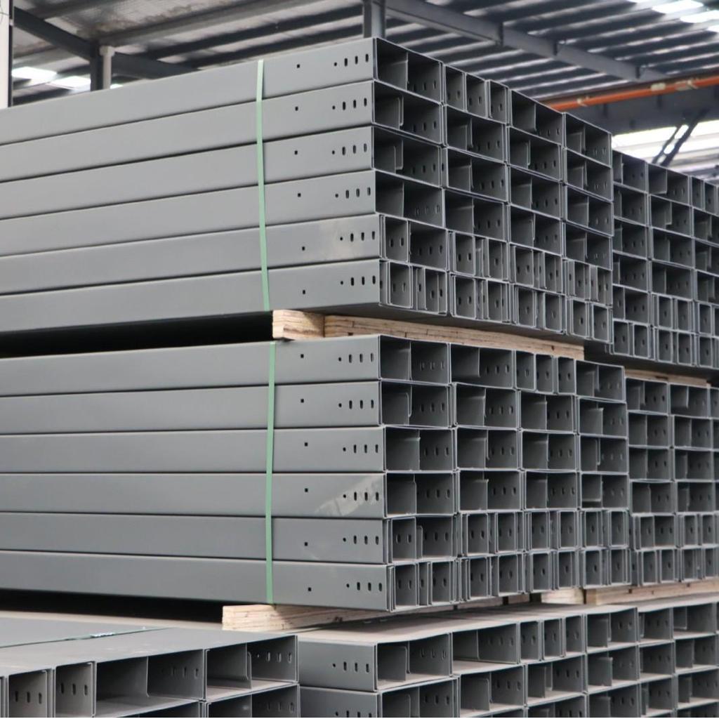 Trough-Type Galvanized Fireproof Cable Tray - Aluminum Alloy & Stainless Steel Options Available