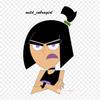 Angry Cartoon Girl Samantha Sam Manson Cartoon Iron On Heat Transfer Printing Vinyl Patches Sticker for Clothes DIY Appliques Washable Patches