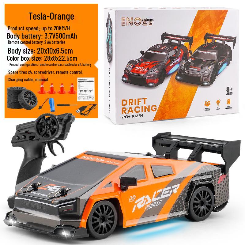 Игрушка Радиоуправляемая Дрифт-Машина 4WD 2.4G: Половина масштаба, трансграничный, детский соревновательный гоночный автомобиль с дистанционным управлением