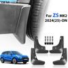 Комплект из 4 штук Для MG ZS MK2 PRO 2024 2025 2026 Гибрид Бензин Брызговики Защита от грязи Крыло Защитная крышка Передние Задние