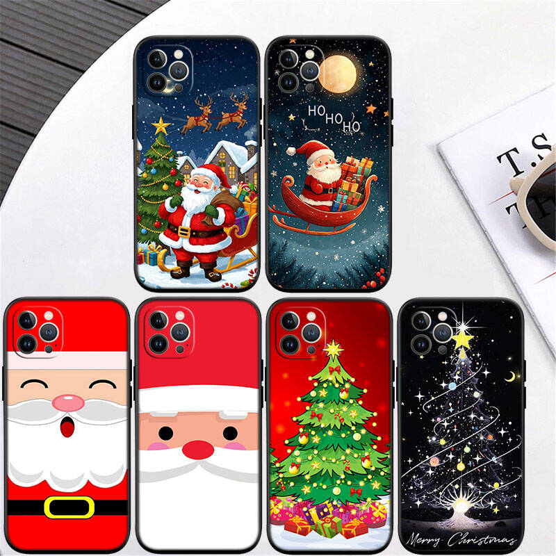 RT55 Merry Christmas Deer Gift Case for Samsung Note 20 10 S25 S26 Plus Ultra Lite FE A51 A52 A53 A71 A72 A73 M20 M30 M21 M31 M51 A11 A70 A56 A26 A27