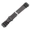 Ремешки для часов Casio, 18 мм, 20 мм, 22 мм, из искусственной кожи, черный ремешок для часов, сменные электронные спортивные ремешки на запястье