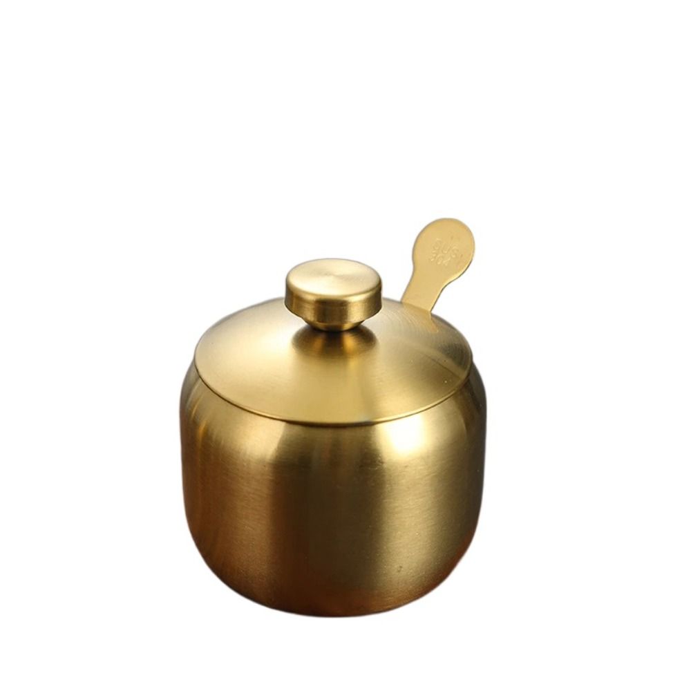 Stainless Steel Seasoning Jar Multi-purpose Condiment Shaker New Can Bottle Storage Box