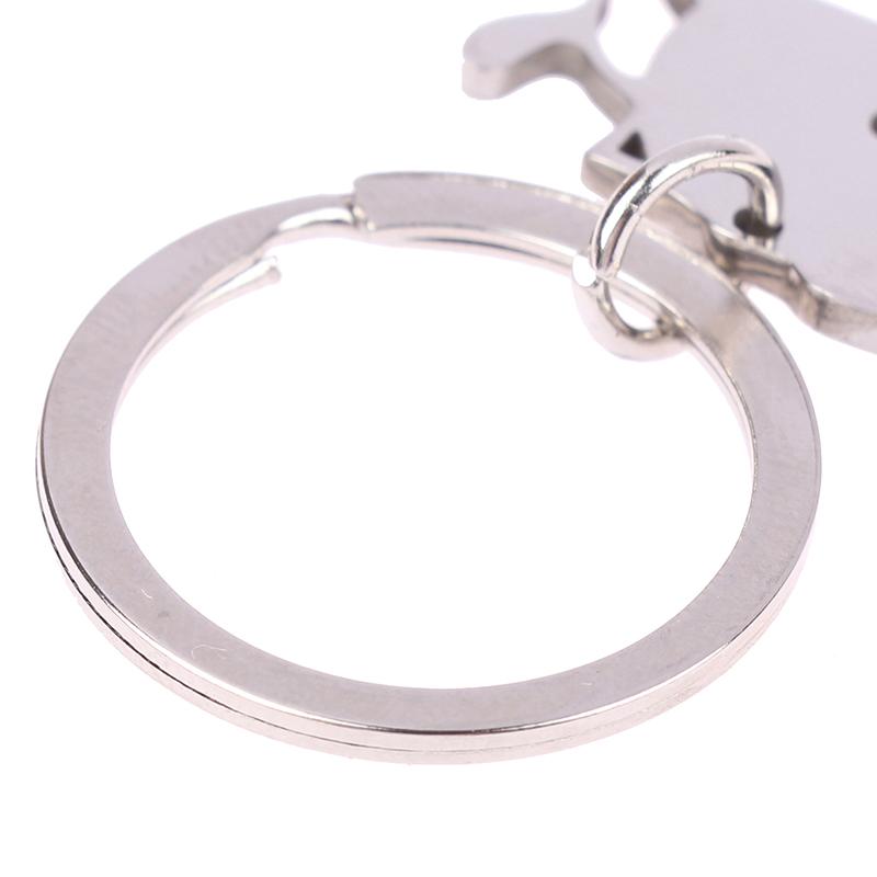 1 пара мультяшных котов, брелок для ключей, пара влюбленных из нержавеющей стали, симпатичный кулон, брелок для ключей, подарочные украшения