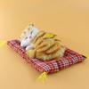 Christmas Gift Kitten Sounding Toy Sleeping Kittens Sleeping Cats Cute Kitten Plush Toy  Home