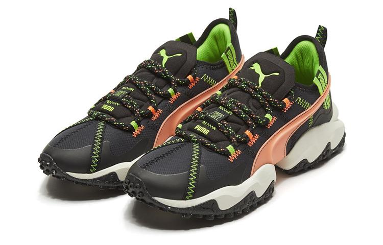 Men's Sneakers Puma Erupt Trail First Mile Black Puma Black/Tapioca-Fizzy Orange