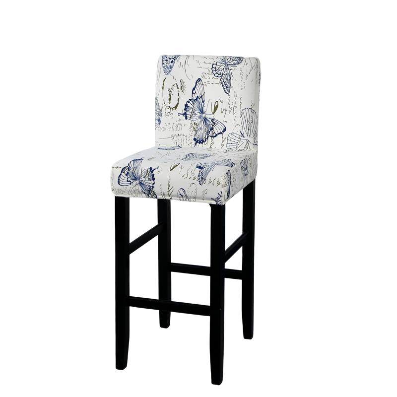 Stretch Bar Stool Covers for Counter Height Chairs Kitchen Dining Room Cafe Furniture Protection Slipcovers