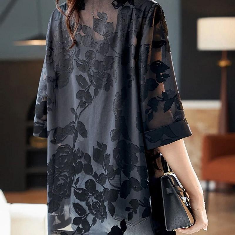 Suit Jacket Cotton Women Spring Autumn Slim Versatile Skeleton Casual Button Cardigan Tweed Lapel Cardigan Suit