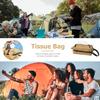 Чехол для салфеток из водонепроницаемой ткани Оксфорд, бумажный чехол для салфеток, диспенсер для салфеток для лица, держатель, сумка для хранения для кемпинга на открытом воздухе, походов