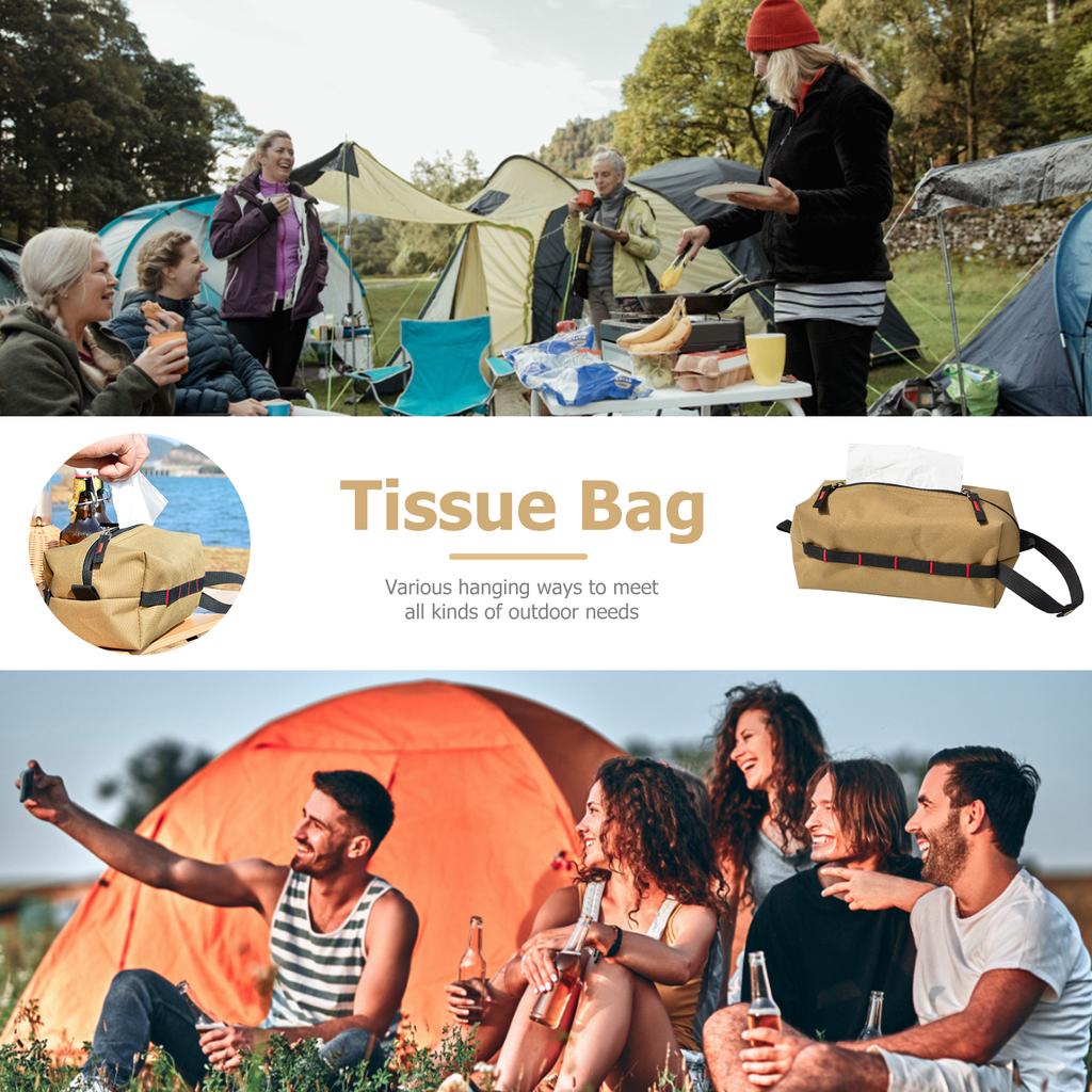 Чехол для салфеток из водонепроницаемой ткани Оксфорд, бумажный чехол для салфеток, диспенсер для салфеток для лица, держатель, сумка для хранения для кемпинга на открытом воздухе, походов