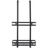 2 Layers Bathroom Shelf Organizer Over the Door Set Toilet Shower Hanging Storage Rack