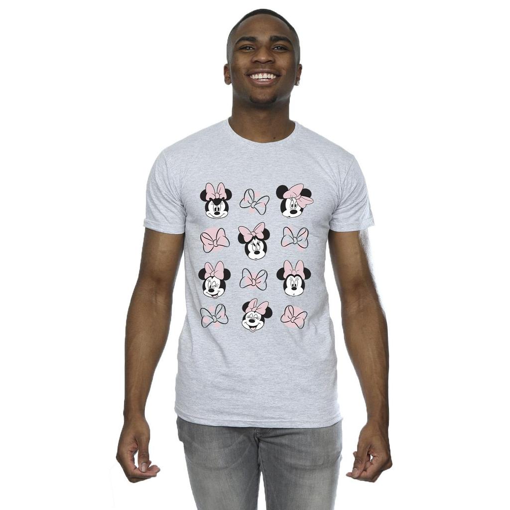 Disney Mens Minnie Mouse Multiple T-Shirt