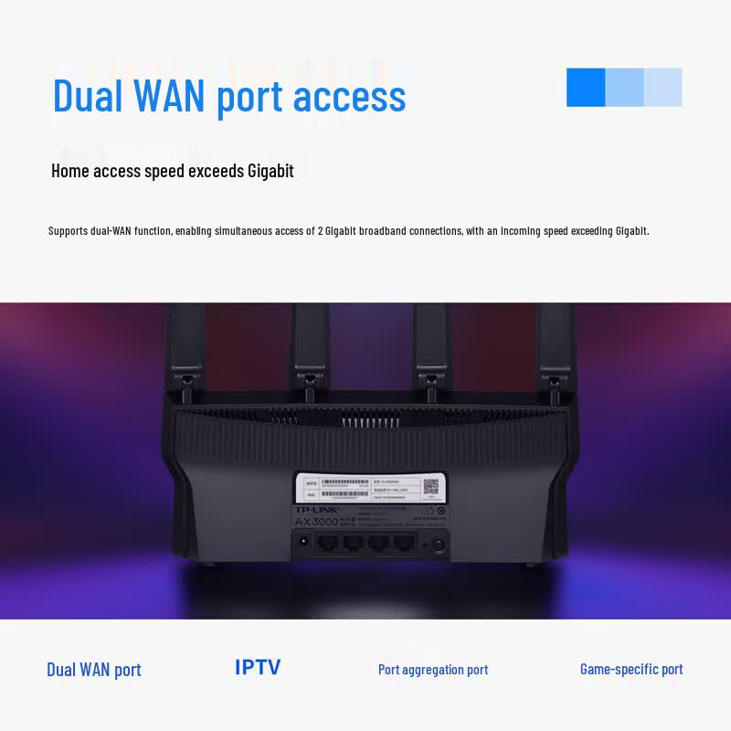TP-LINK AX3000 Dual-Band Wi-Fi 6 Wireless Router (CN version)