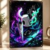 The Knight Splatter Art Metal Poster Perfect Gift for Fans Lovers Customized Wall Art Metal Sign for Room Decor Bedroom Stuff