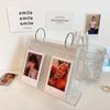 MINKYS 3 дюйма/4 дюйма/5 дюймов/6 дюймов Прозрачный Акриловый Держатель для Карточек Фото Почтовых Открыток Коллекции Школьные Канцелярские Товары