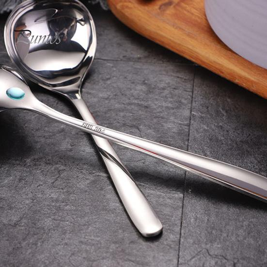 2 шт., набор половников из нержавеющей стали, утолщенная длинная ручка, ложки с круглым краем, можно мыть в посудомоечной машине, ложка для соуса