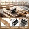 Wood Grip Ink Roller Elastic Rubber Art Ink Spreader Printmaking Rolling Tool  Oil Painting Coating