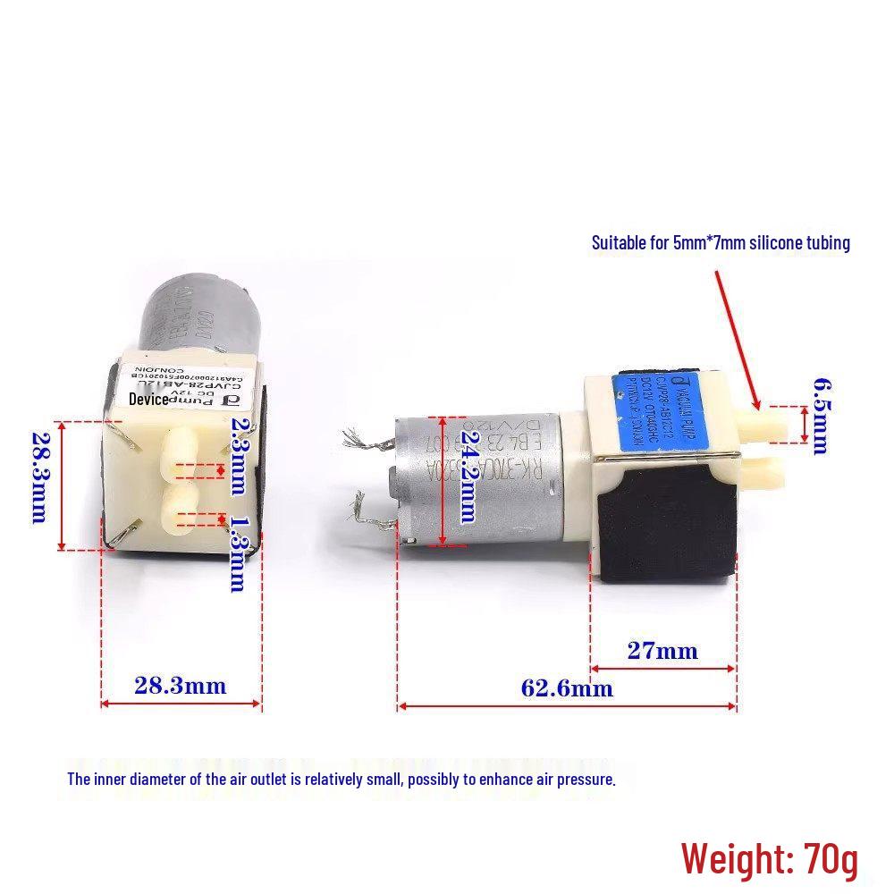 Миниатюрный вакуумный и водяной насос Sanxin 370 DC12V
