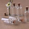 High Temperature Resistance Containers Glass Craft Mini Cork Stopper Glass Bottle Mini Messages Jar