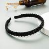 Women's Hairband Simple Hand Made Crystal Face Wash Headwear Chic Hair Hoop