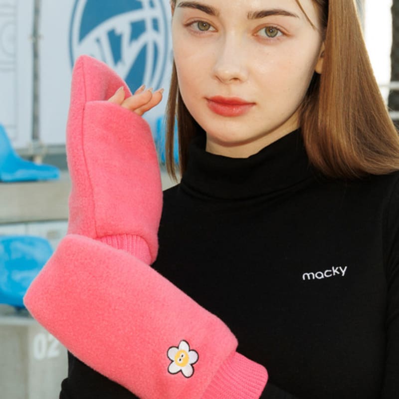 macky winter golf gloves pink