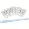 Pack Disposable Crevice Cleaning Brushes with Replaceable Heads - Multi-Surface Detail Scrub Brush Set for Toilet, Kitchen,Patio