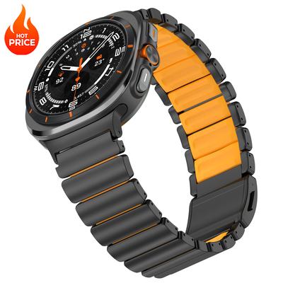 Титановый ремешок для Samsung Galaxy Watch 8Classic 46 мм Магнитная застежка Ремешок для Galaxy Watch 8 40/44 мм Ultra 47 мм 2025 Браслет