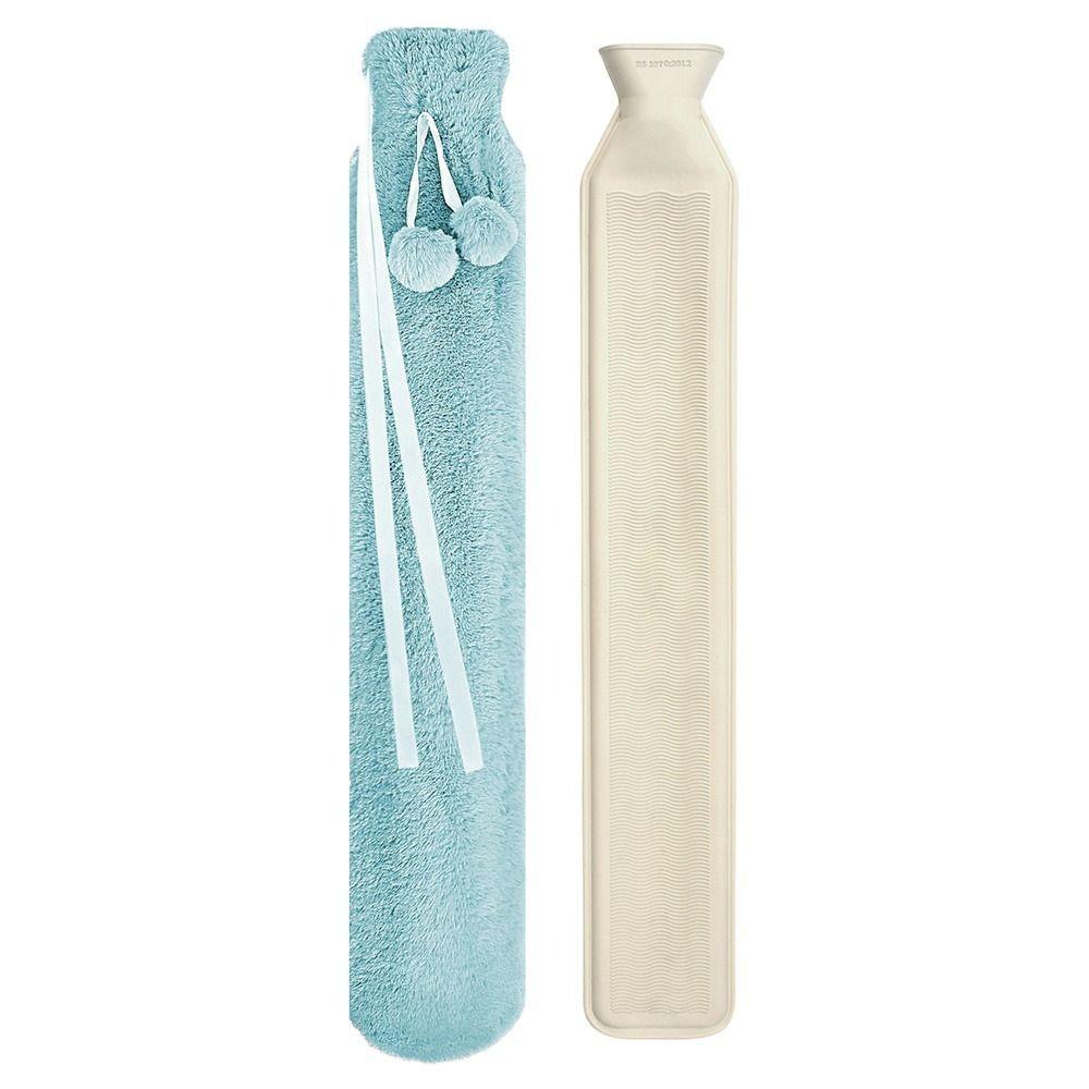 72cm Warm Water Bag Leak-proof Water-filled Waist Warmer Soft Long Hot Water Bottle Bag  Foot