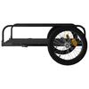 Bicycle Trailer Black 135 x 70 x 37 cm Iron