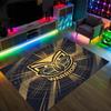 Wigan Warriors Design Crystal Velvet Carpet Cozy Non?Slip Printed Rug For Bedroom Living Room Entrance