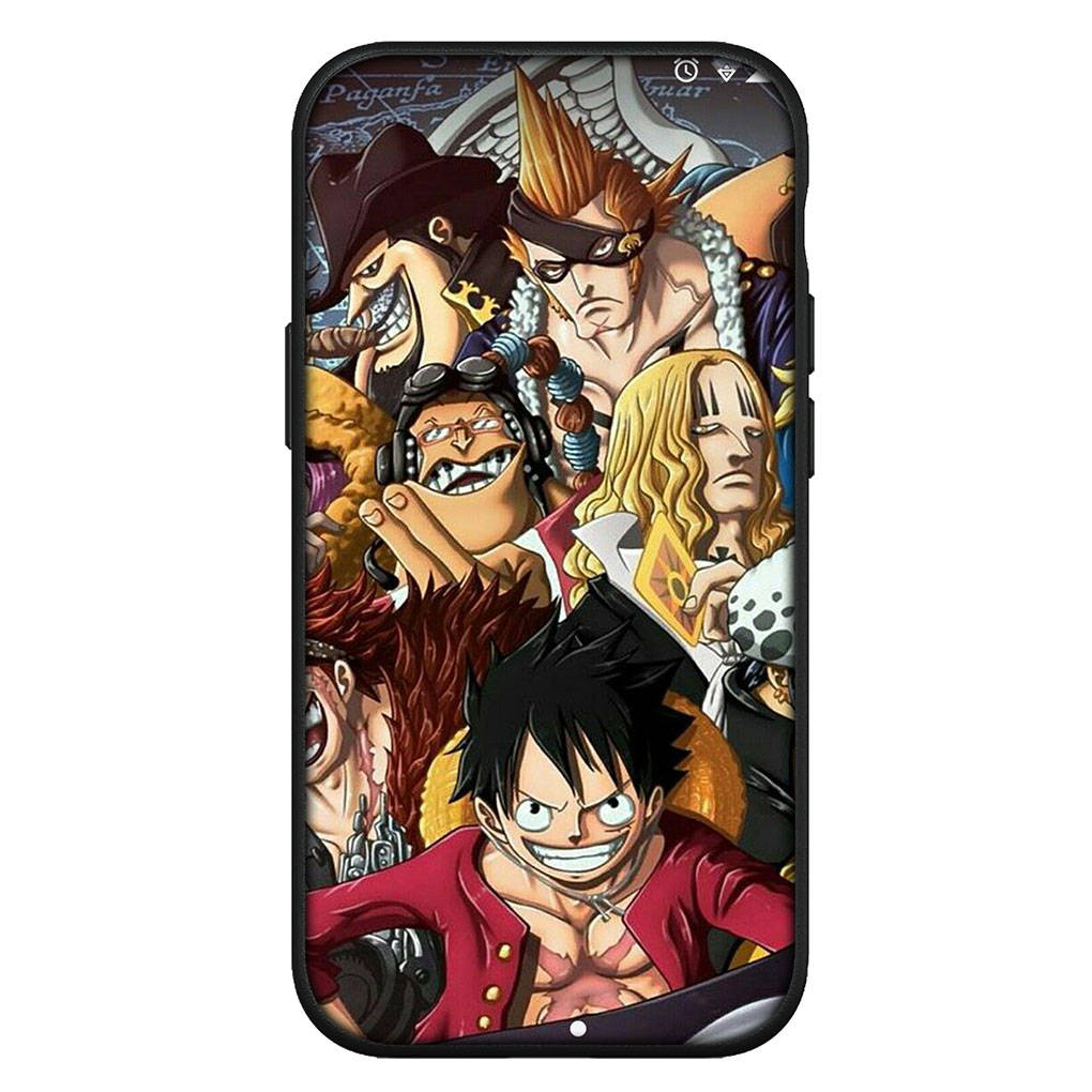 Для iPhone 16 15 Xiaomi Redmi Note 14 13 12 11 Pro Max 16e Samsung Galaxy S25 S24 S23 Moto OPPO Huawei Comics One Piece Roronoa Zoro Luffy чехол для телефона
