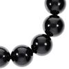 [Shinjuku Gin No Kura] Large 16mm Onyx Bracelet, Approximately 18cm Long (Men's Medium), Natural Stone, Power Stone, Black Agate, Simple Design