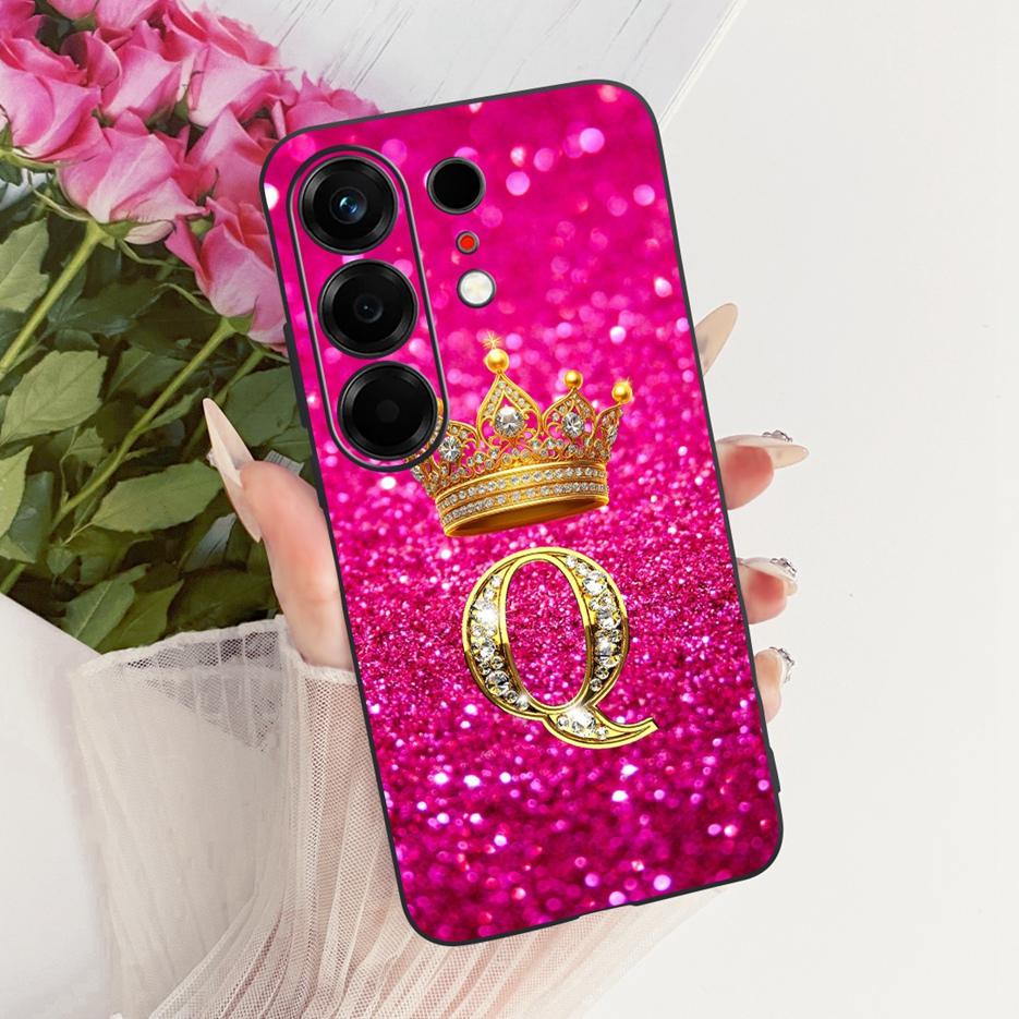 Чехол для Tecno Camon 50 4G CN5 Роскошный чехол с буквами-коронами Мягкий ТПУ чехол для телефона для Tecno Camon 50 Pro 4G CN5c Camon50 Fundas Сумки