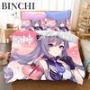 3D Game Genshin Impact комплекты постельного белья Keqing Xiao пододеяльник комплект 2-3 предмета для мальчиков взрослых односпальная кровать размера Queen King Size постельное белье