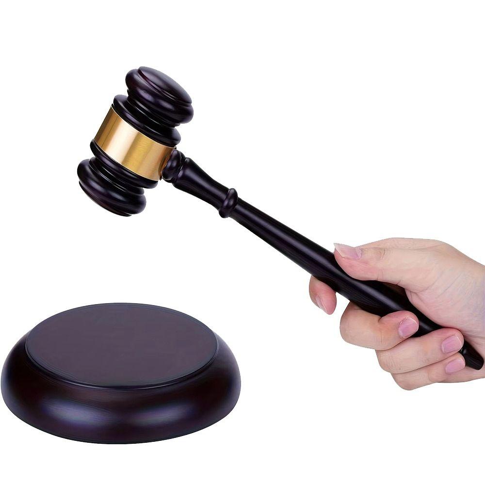 with Sound Block Wood Adjudgement Gavel High Quality Decorative Hammer Set For Lawyer
