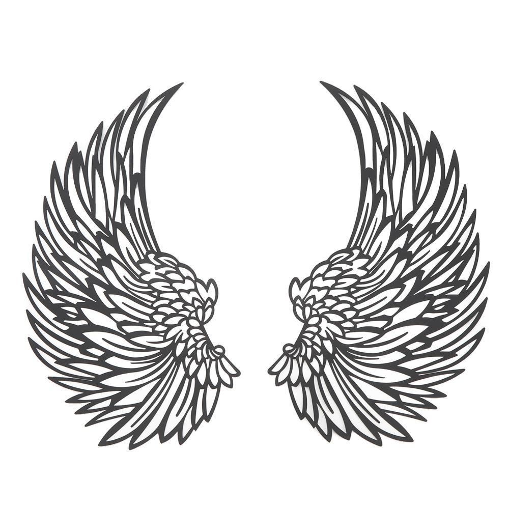 Integrated Lights Angel Wing Decoration Iron Decorative Wall Art Angel Wings Wall Decor Home Decor