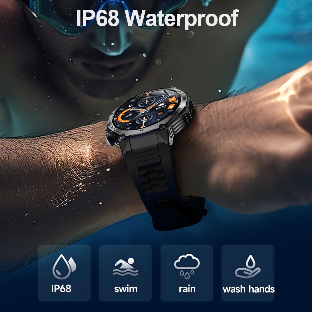 MEVADEN Новые 1,8-дюймовые 390*390 экран Bluetooth вызов умные часы мужские спортивные фитнес-трекер 800 мАч умные часы для Android IOS