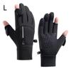 1 пара зимних перчаток для мужчин и женщин - водонепроницаемые термоперчатки для холодной погоды, для бега, езды на велосипеде, с сенсорным пальцем