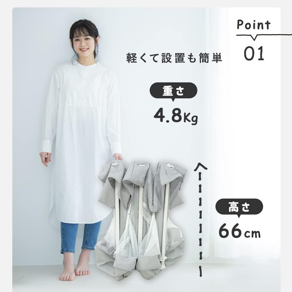 Манеж складной с ковриком и дверной сеткой Hugmuu Baby Легко моется Моющийся и складной Экономит место Портативный Застежка-молния Для дома и улицы Компактный складной