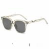 Letter Large Frame Square Sunglasses For Sun Protection And Stylish Outings Spring