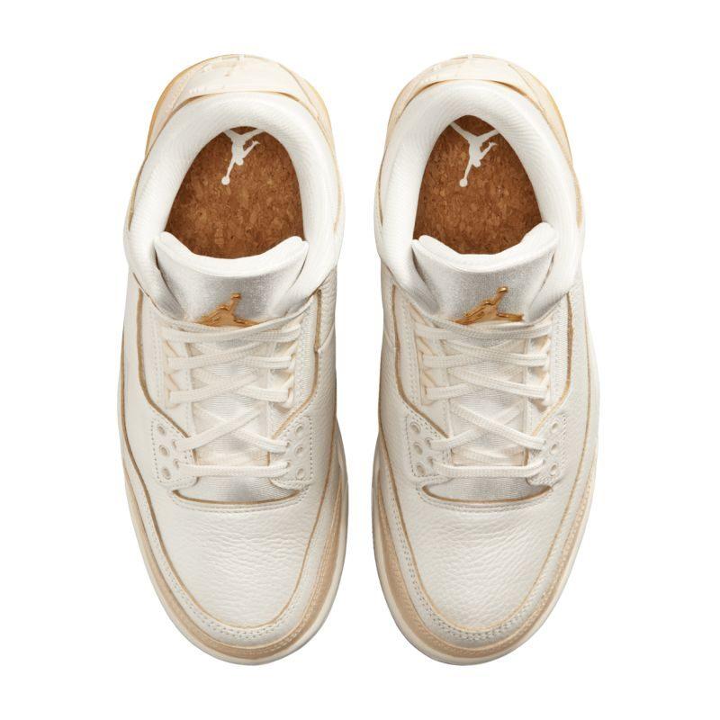 Jordan Air Jordan 3 Высокие Винтажные Баскетбольные Кроссовки Женские Экрю IB2255-100