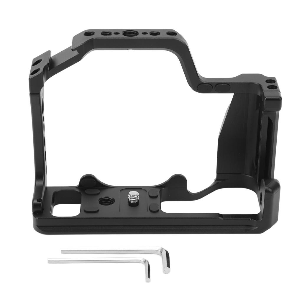 Camera Video Cage Aluminum Alloy Camera Cage Rig with Cold Shoe for Arri Locating Hole for M50 M5