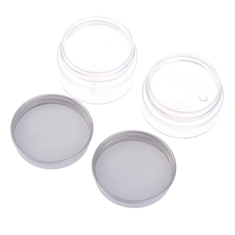 Empty Plastic Cosmetic Makeup Jar Pots Transparent Sample Bottles Eyeshadow Cream Lip Balm Container