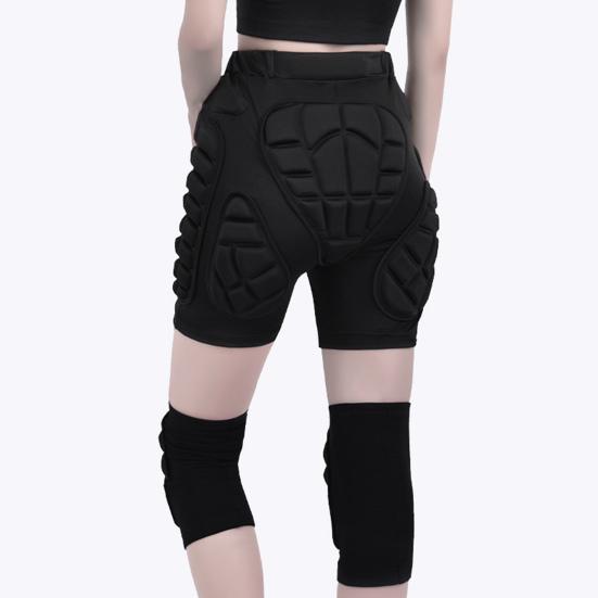 Спортивное защитное снаряжение для ягодиц на коленях Мягкая противоударная защита для ягодиц на коленях Гибкая дышащая эластичная катание на лыжах Катание на коньках Сноубординг Скейтбординг
